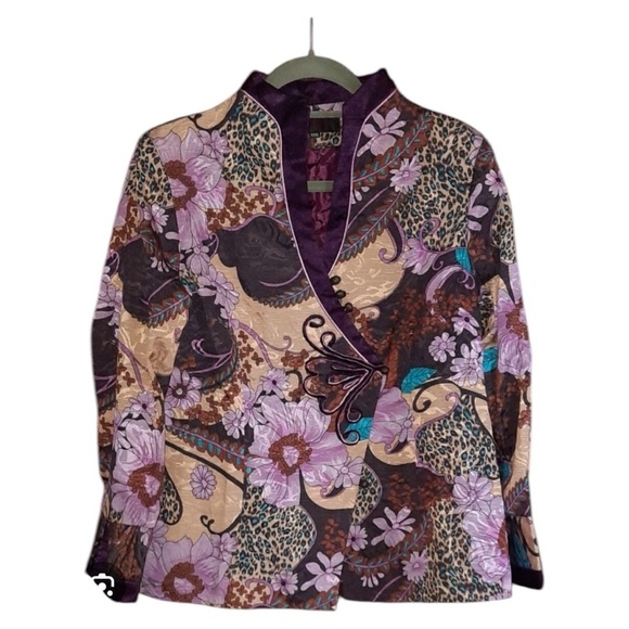 Weike Si Floral Kimono Top XXXL Plus - Picture 1 of 10
